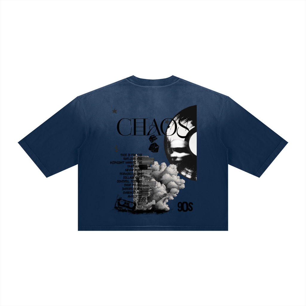 Unisex Vintage Wash Sunfade Boxy T-Shirt