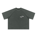 Unisex Mineral Wash Boxy Waffle T-Shirt
