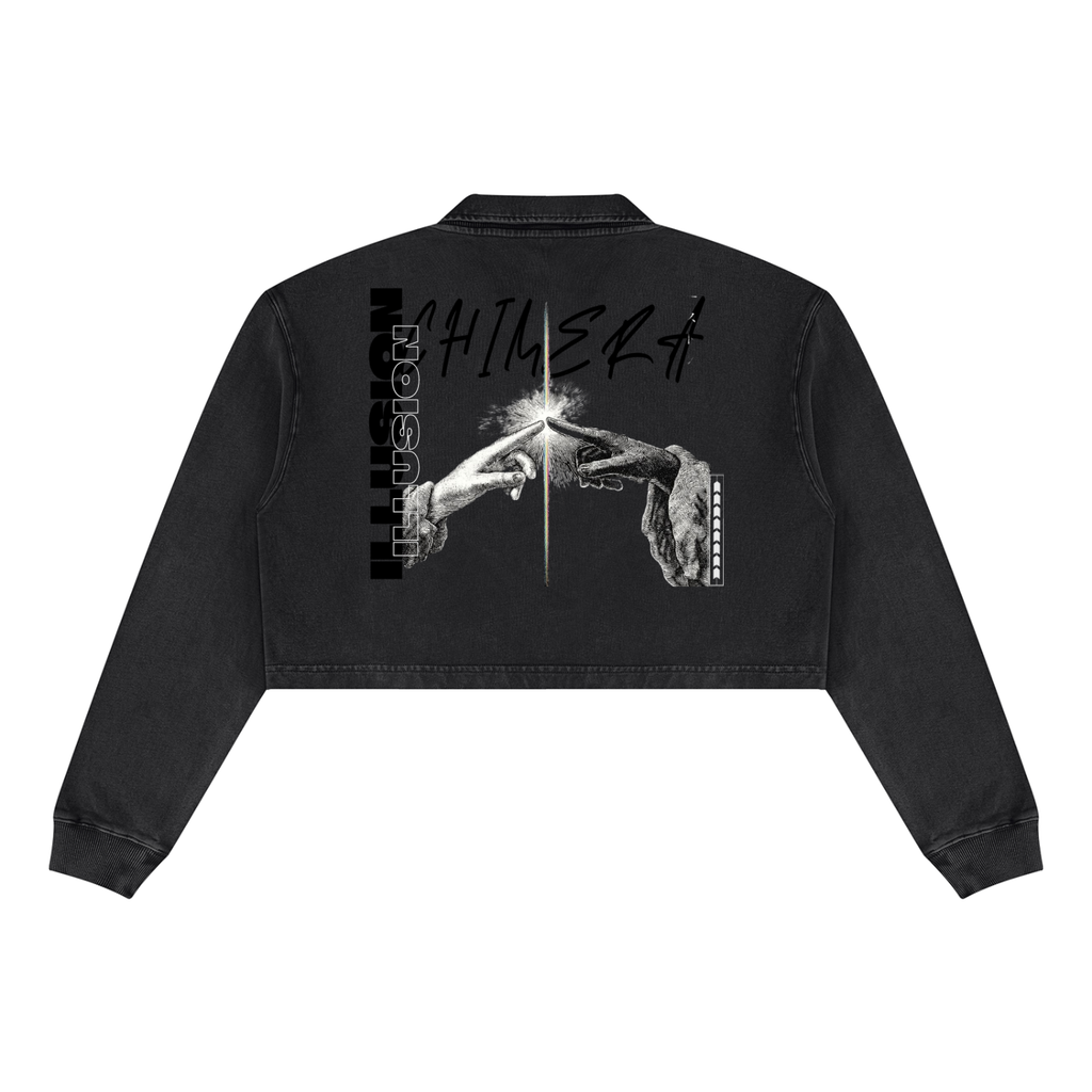 Women’s Vintage Wash Crop Sweatshirt