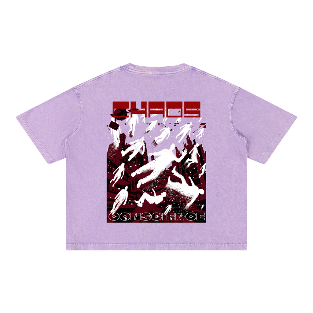 Mineral Wash Boxy Cotton T-Shirt