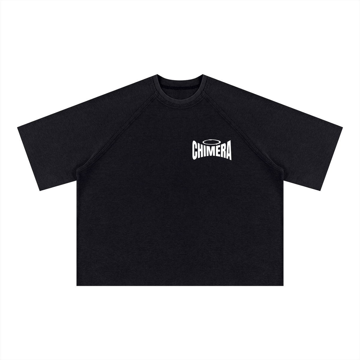 Unisex Mineral Wash Boxy Waffle T-Shirt