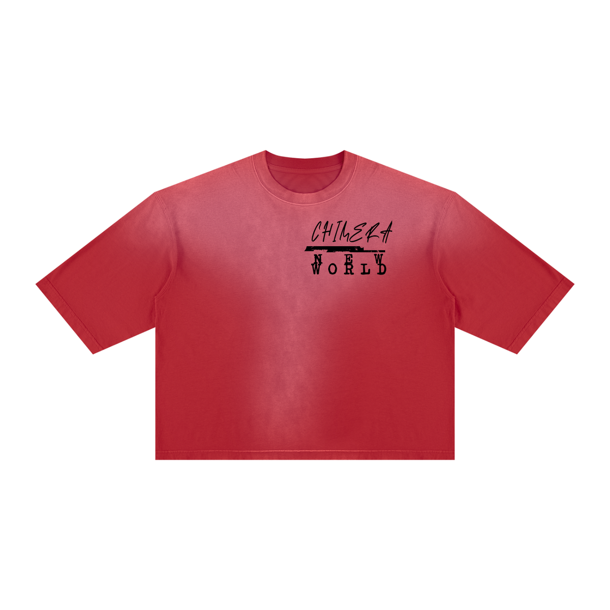 Unisex Vintage Wash Sunfade Boxy T-Shirt
