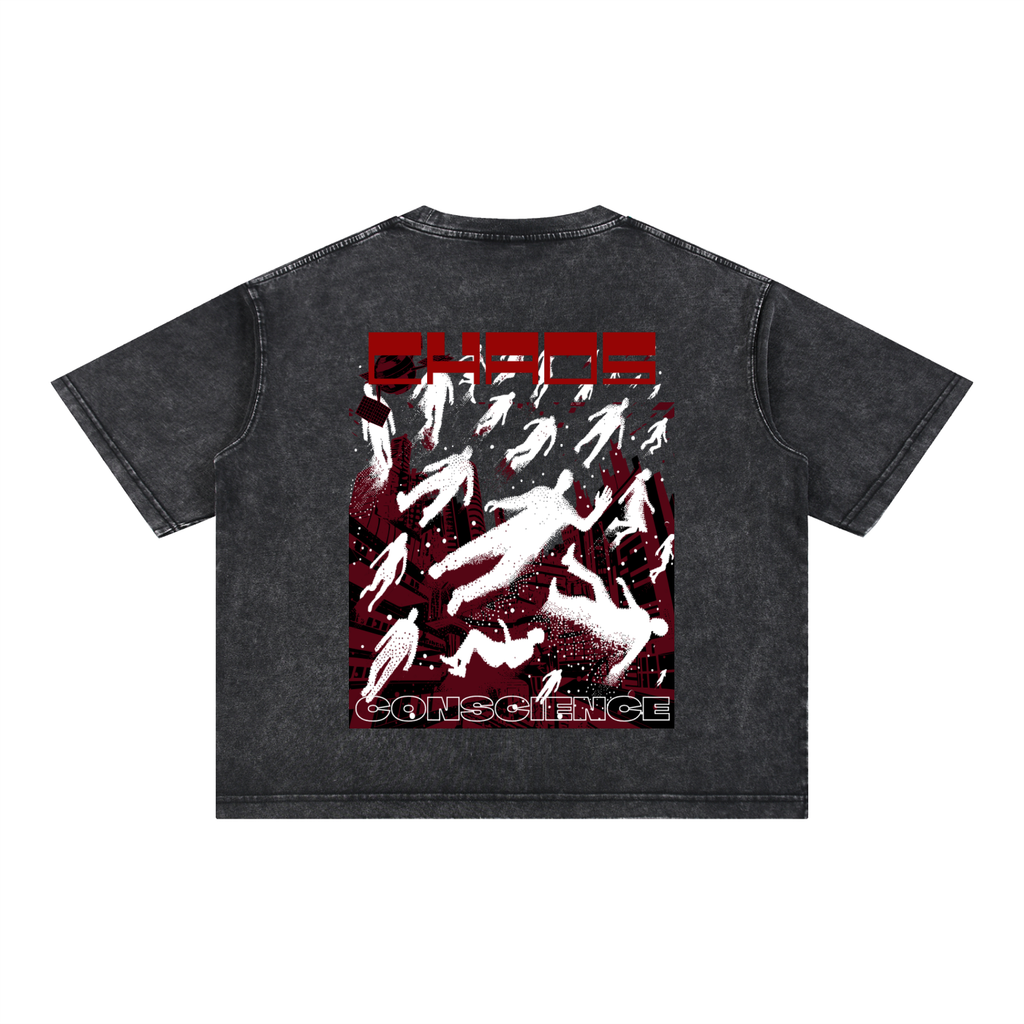 Mineral Wash Boxy Cotton T-Shirt