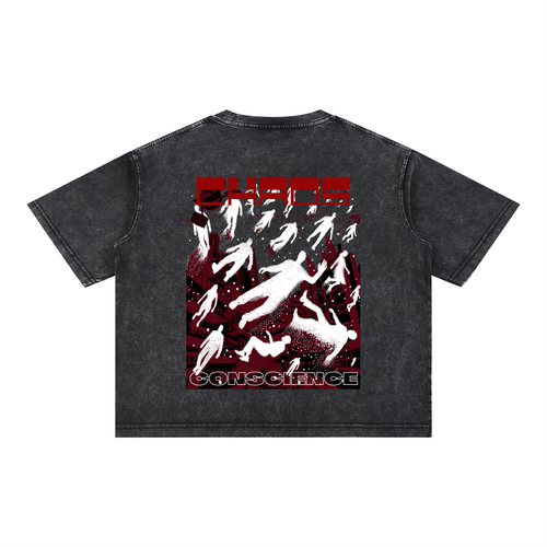 Mineral Wash Boxy Cotton T-Shirt