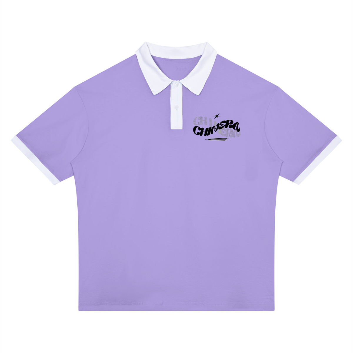 Unisex Color Block Polo Shirt