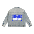 Vintage Wash Zip Denim Jacket