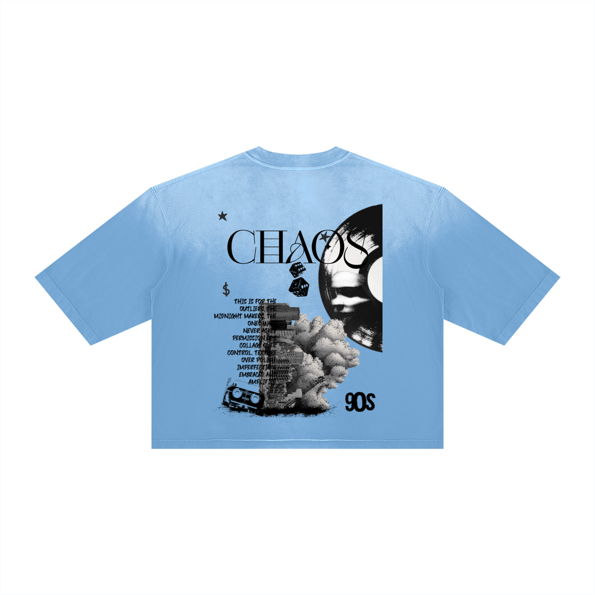 Unisex Vintage Wash Sunfade Boxy T-Shirt