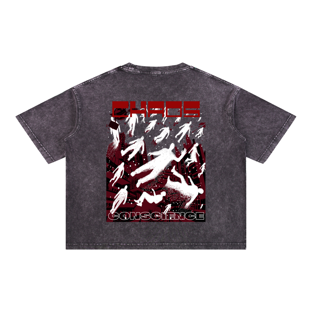 Mineral Wash Boxy Cotton T-Shirt
