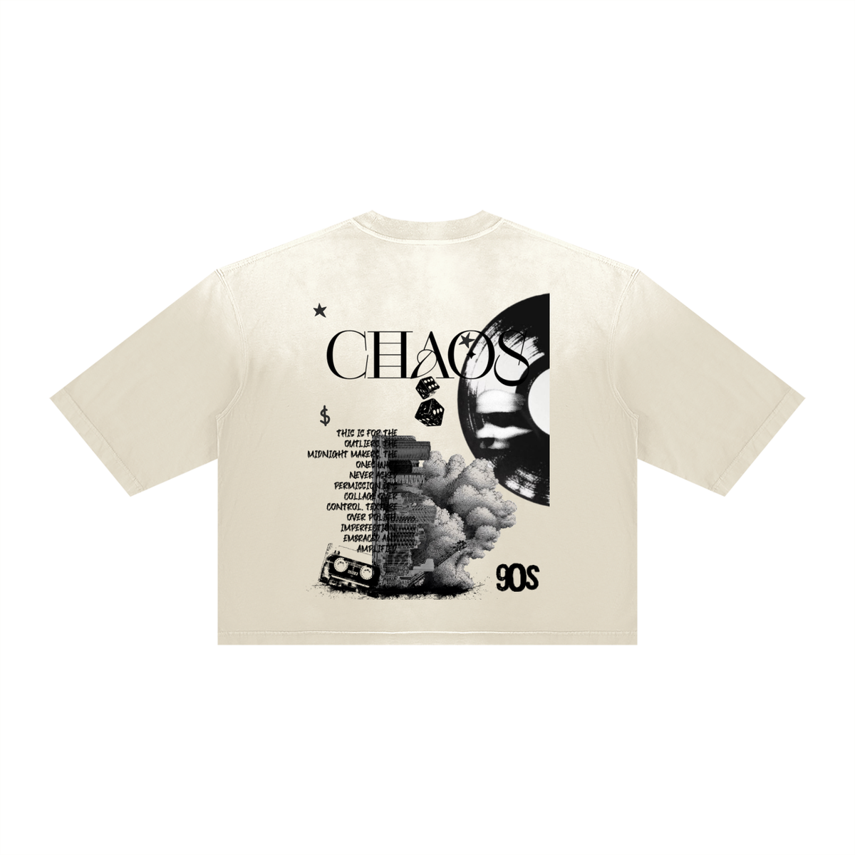 Unisex Vintage Wash Sunfade Boxy T-Shirt