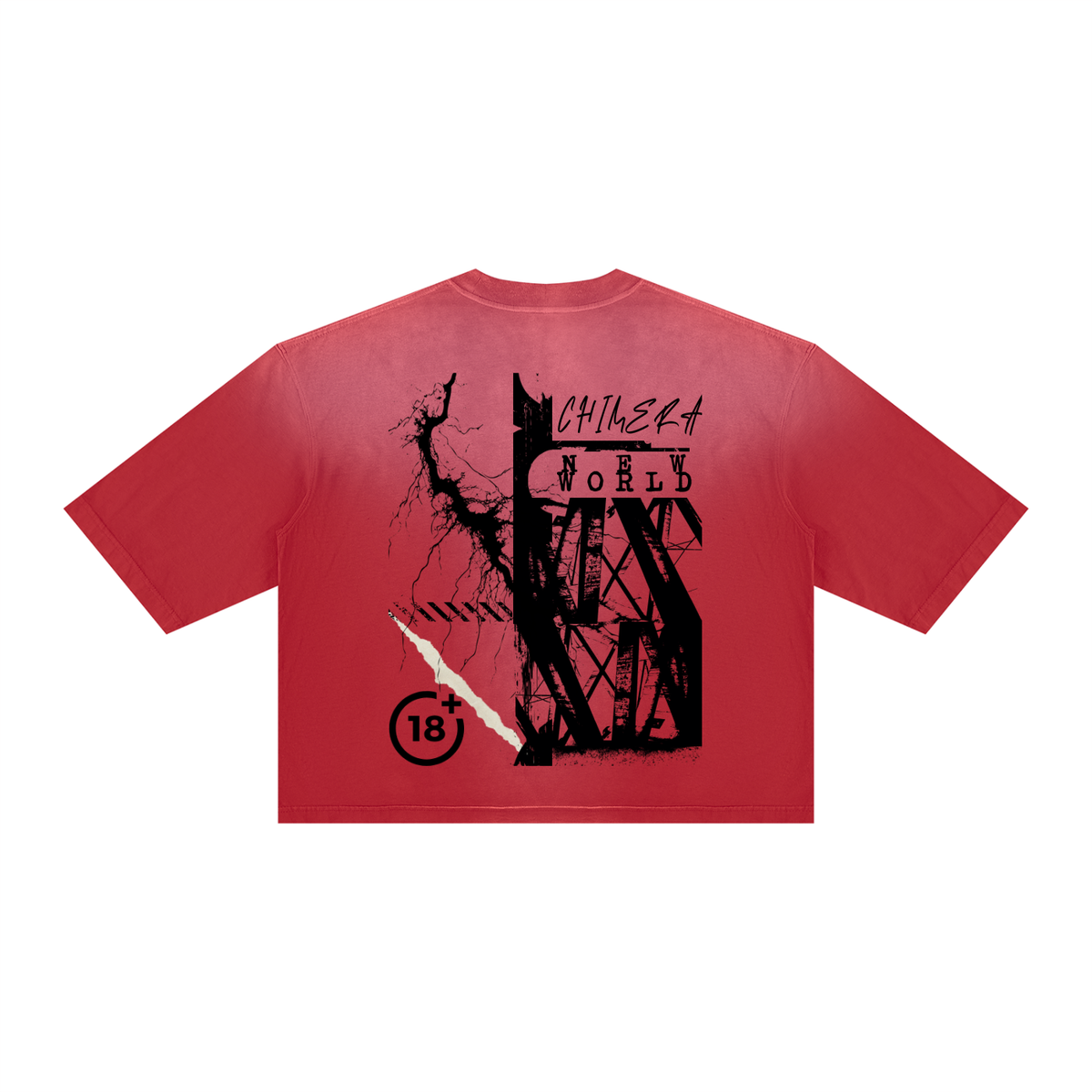 Unisex Vintage Wash Sunfade Boxy T-Shirt