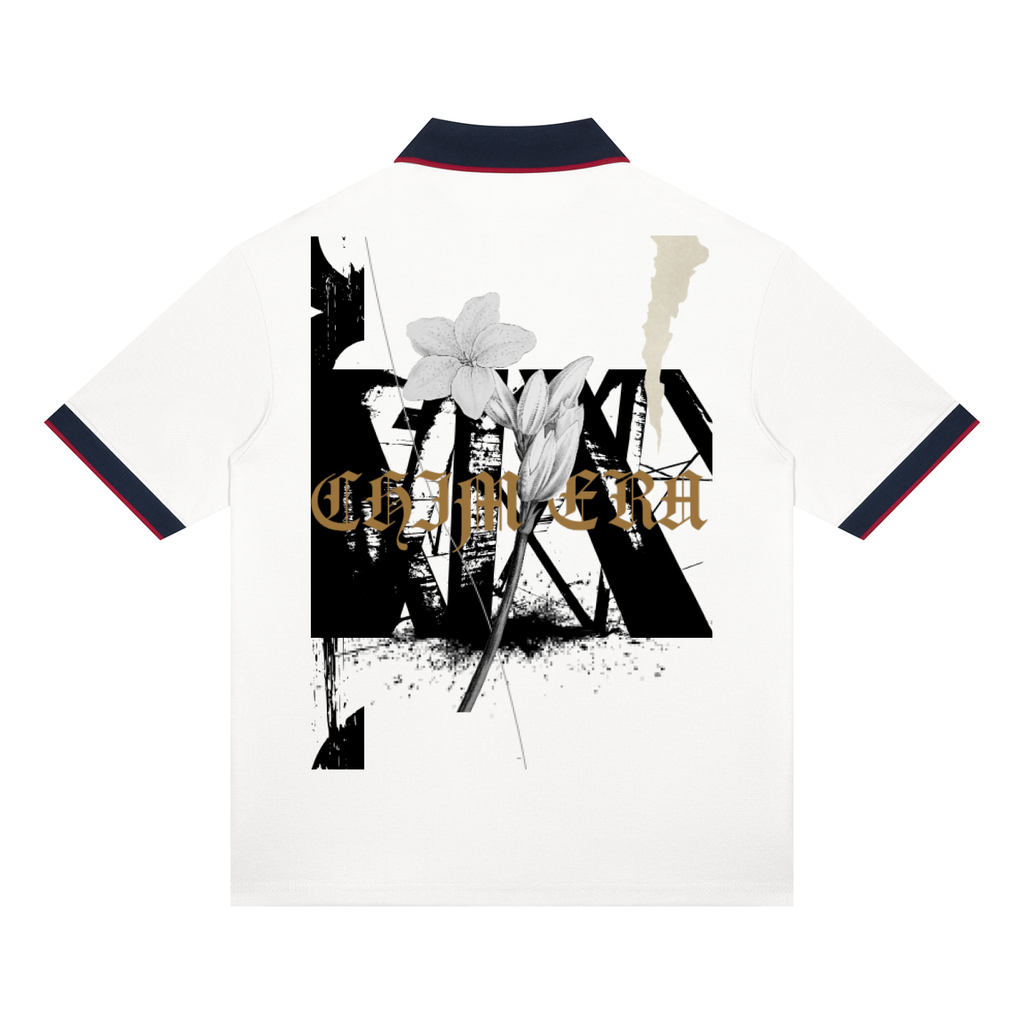 Unisex Color Block Polo Shirt