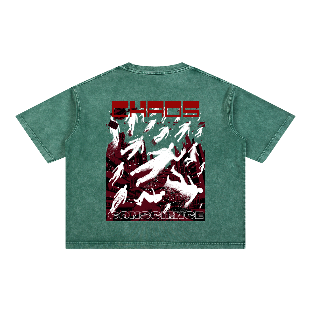 Mineral Wash Boxy Cotton T-Shirt