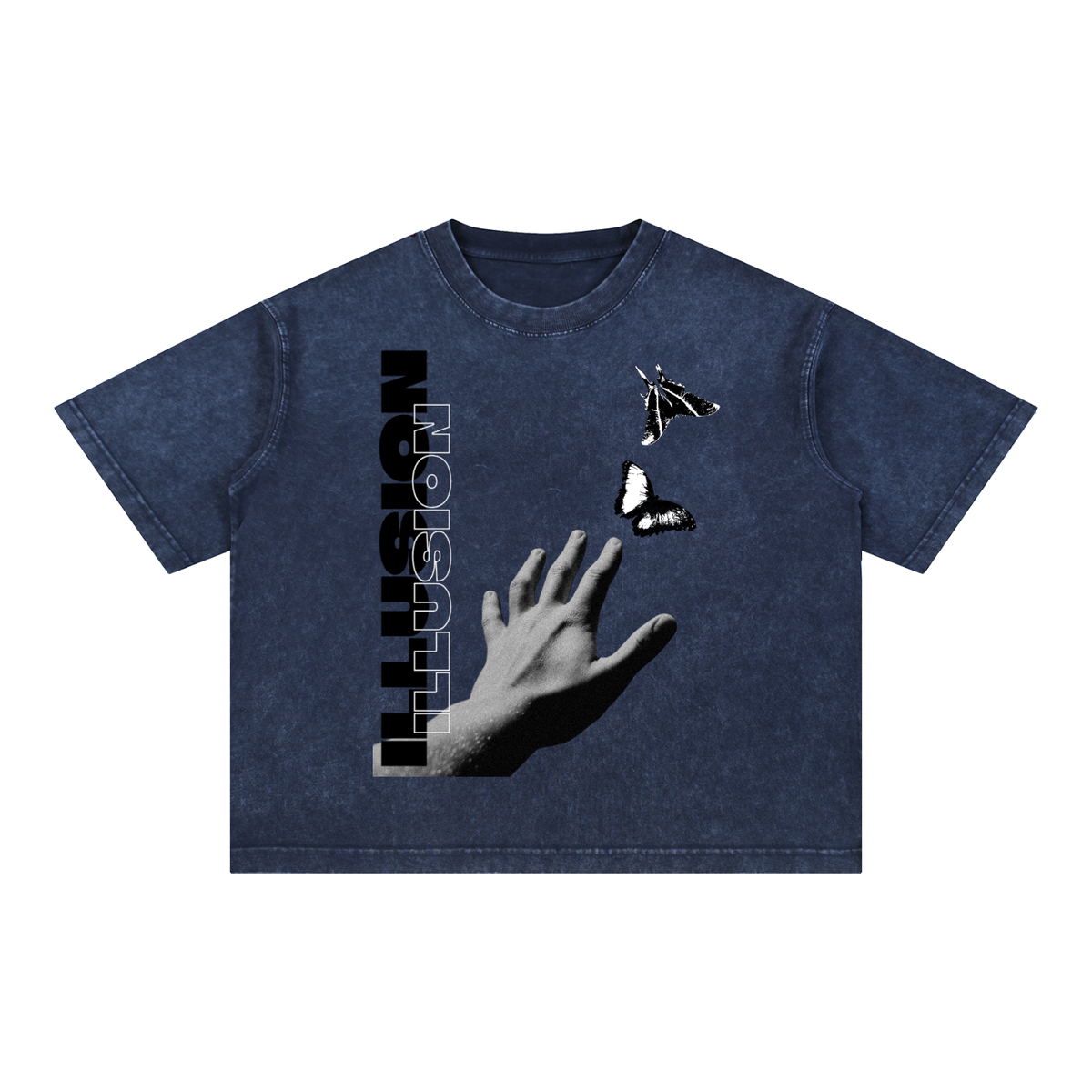 Mineral Wash Boxy Cotton T-Shirt