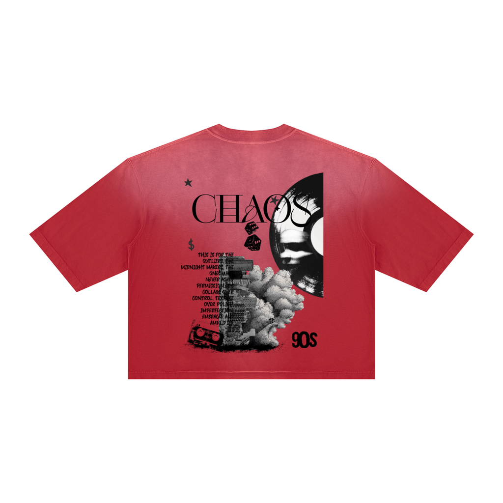 Unisex Vintage Wash Sunfade Boxy T-Shirt