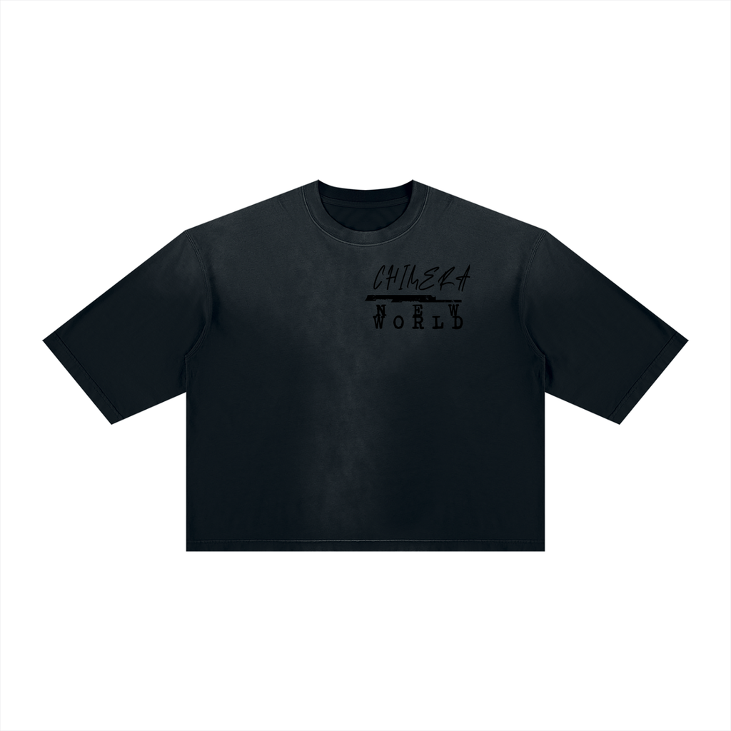 Unisex Vintage Wash Sunfade Boxy T-Shirt