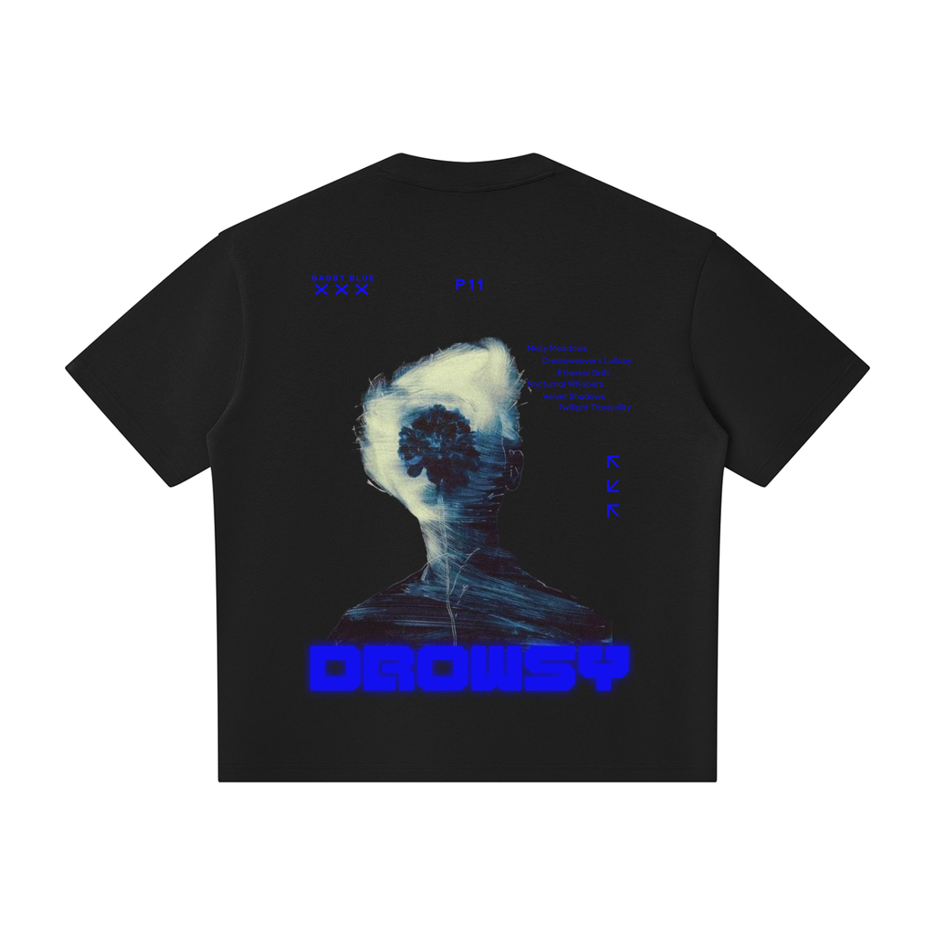 Unisex Oversized Piping Henley T-Shirt