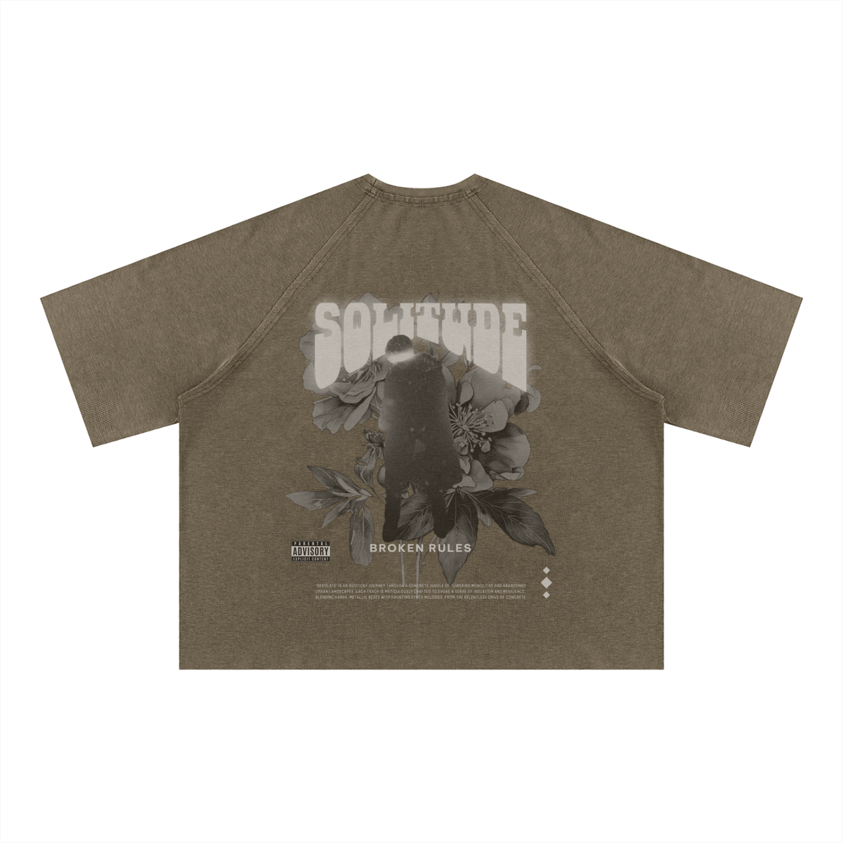 Unisex Mineral Wash Boxy Waffle T-Shirt