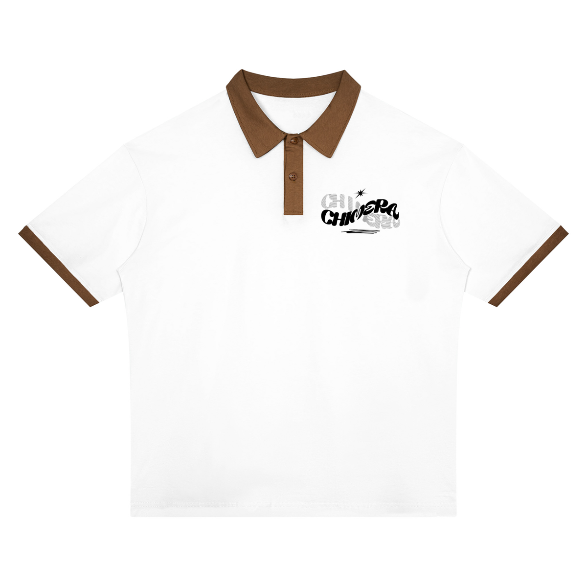Unisex Color Block Polo Shirt