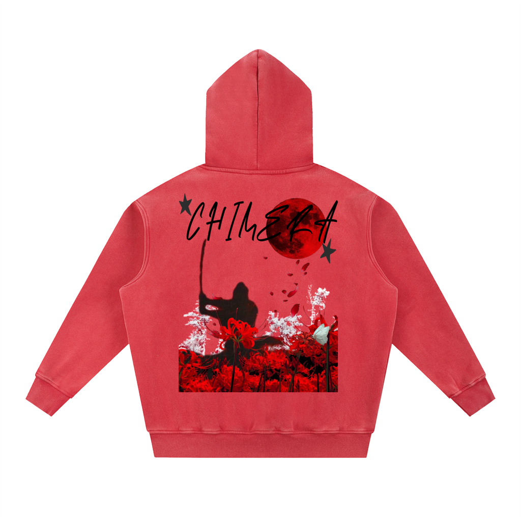 Snow Wash Fleece Oversize Hoodie